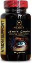 Υποστήριξη όρασης - Advanced Eye and Vision Support Formula, Ταυρίνη Οφέλη για την υγεία, Κουρκουμά κάψουλες, εκχύλισμα σπόρων σταφυλιού - 1 μπουκάλι