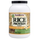 NutriBiotic – Vanilla Rice proteini, 3 Lb (1.36kg) | Low Carb, Keto-Friendly, Vegan, Raw Toz | Grown & Processed Without Chemical, GMOs veya Gluten | Easy to Digest & Nutrient Rich