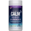 Doğal Vitality SLEEP Gummies, Melatonin ve L-Theanine, Vegan, Gluten Free, Helps the Body Ease into Sleep, Blueberry Pomegranate 120
