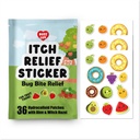 Hydrocolloid Itch Relief Patch, For Mosquitos, Ticks, Midges, Sandflies Bug ısırık Yardım, Anti-Itch Patch with Aloe and Witch Hazel, Insect bite Relief, Kid-Friendly, Natural Fruit Theme