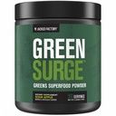Jacked Factory Green Surge Green Superfood Powder- Keto Friendly Greens Drink w/Spirulina, Wheat & Barley Grass, Βιολογικά Πράσινα - Πράσινο εκχύλισμα τσαγιού, Προβιοτικά & Digestive Ένζυμα - Sour Apple