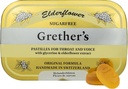 GRETHER'S Sugarfree Elderflower Pastilles Remedy for Kuru Mouth Relief - Soothing Throat & Health Voice - Singers için Hediye - 1-Pack - 2.1 oz.