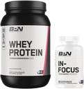 BARE PERFORMANCE NUTRITION BPN Whey Protein Powder & In-Focus Cognitive Support Bundle