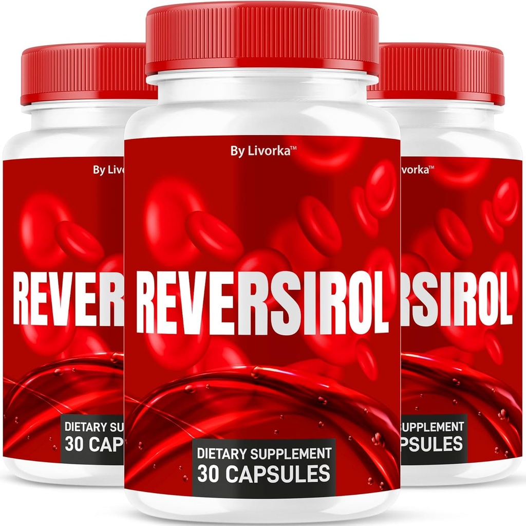 (3 Pack) Reversirol - Reversirol Premium Formula, Reversirol Capsules, Reversirol Advanced Optimizer Capsules, Reversirol Supplement Support Pills, Reversirol Yorumlar, 90 Capsules 3 Aylar için 90 Capsules