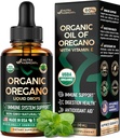 USDA Organik Oregano - Vitamin E ile Sıvı Merdivenler - ABD'de Yapılan - Immune Desteği için Tamam, Digestion Health & Antioksi - Non-GMO, Natural, Vegan - Pills, Capsules, Softgels 1 fl ozzz