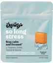 Chewsy So Long Stress, Calm Fruity Chews, Stay Calm & Focused. w/L-theanine, Reese, GABA, Glycine, Tyrosine, Taurine & Magnezyum. Non-GMO ve Gluten-Free. Tropikal Meyvey Chews, 6-Day Supply