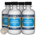 Kalsiyum Karbonat / 1 Pound / 4 Şişe / 97.55% Pure Food Grade/Fine Toz