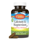 Carlson - Cal-Mag Gels, 2:1 - Magnezyum Oranları, Bone Support, Energy Production, 100 Soft jels