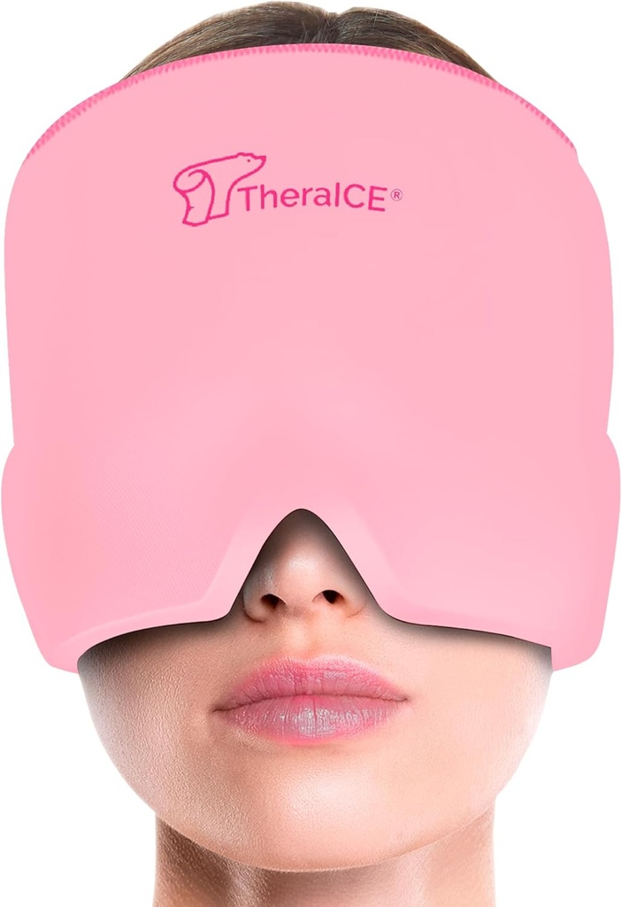 TheraICE Headache Relief Cap, Migraine Ice Pack Maske Ürünleri, Kadınlar Soğutma Gel Hat, Face Cold Compress Head, Her Stresi Için Bıldı. Anne, Sister, Grandma, Kız arkadaşı ve Öğretmen için Büyük Doğum