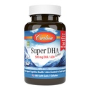 Carlson - Super DHA Gems, 500 mg DHA Συμπληρώματα, 640 mg Λιπαρά Οξέα, Wild-Caught Νορβηγικό ιχθυέλαιο Αρκτικής Συμπυκνωμένο, Με Βιώσιμη προέλευση Nordic Fish Oil Κάψουλες, 60+20 Softgels