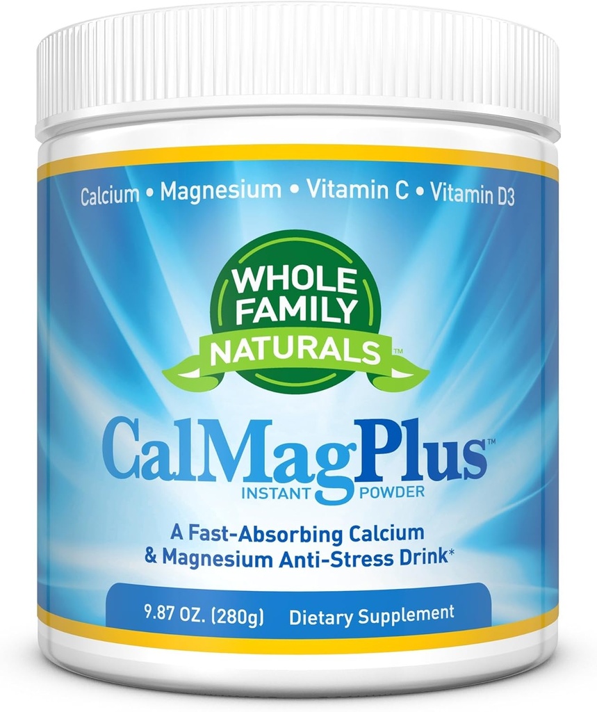 Magnezyum Toz Tamamı - Cal Plus C & D3 - Gluten Free, Non GMO - Natural Calm Calm Cal Mag Drink - Cal-Mag for Muscles - Calm Magnezyum I