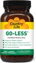 Country Life Go Less - Υποστηρίζει την υγεία της ουροδόχου κύστης για άνδρες και γυναίκες - 60 κάψουλες Vegan