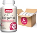 Jarrow Formulas Citrus Bergamot 500mg-120 Μερίδες (Veggie Caps)- Αντιοξειδωτική Υποστήριξη για Καρδιαγγειακό & Μεταβολικό Συμπλήρωμα Υγείας-Διατροφής-Γλουτένη Δωρεάν Χρήση QH-Absorb,12 Πακέτα
