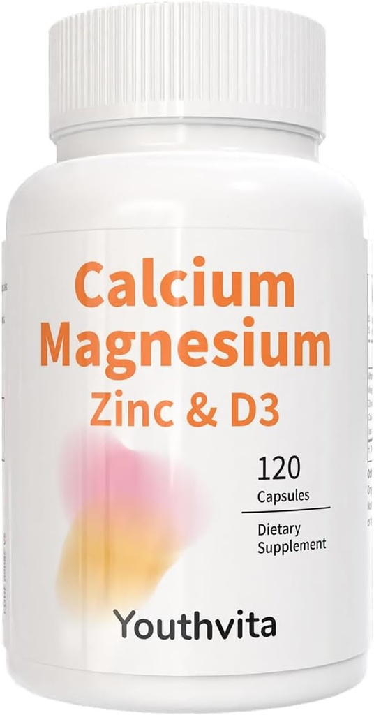Magnezyum çinko VitaminD3 Capsules, Destek Immune & Bone Health, 120 Count