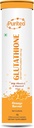 Glutathione 15 Effervescent Tabletleri C & E, Clear Skin & Hydration için, Ek Olmayan Şeker, Orange Flavour - (15 Tabletler, 1)