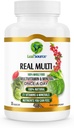 LEAFSOURCE Real Multi, Multivitamin Whole Food Supplement - 21 Βιταμίνες & Ορυκτά Made from Real Food. Vegan, Φυτικά θρεπτικά συστατικά Made from Real Fruits Veggies & Whole Foods (30 vcaps)