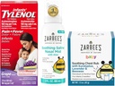 Tylenol ve Zarbee's Baby Essentials Sche for Infants: Infant Acetaminophen Liquid Medicine, Zarbee's Baby Soothing Nasal Spray ve Zarbee's Baby Soothing Eucalyptus & Lavendar Chest Rub