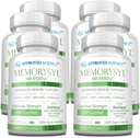 Onaylanmış Bilim MemorySyl - Memory Boosting Supplement - Focus and Concentration - Em Cognitive Decline'a karşı koruma - Lion's Mane ve BioPerine - 6 Ay Supply - Vegan