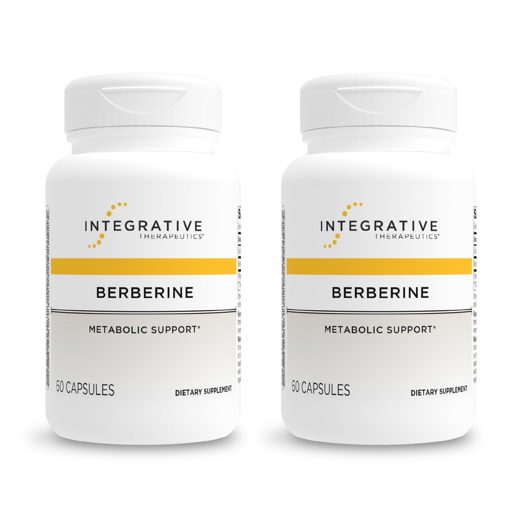 Bütünleştirici Tedaviler Berberine - Hücresel Enerji Metabolism ve Metabolik Destek için Tamam * - Süt-Free & Gluten-Free - 120 Capsules (120 Hizmet)
