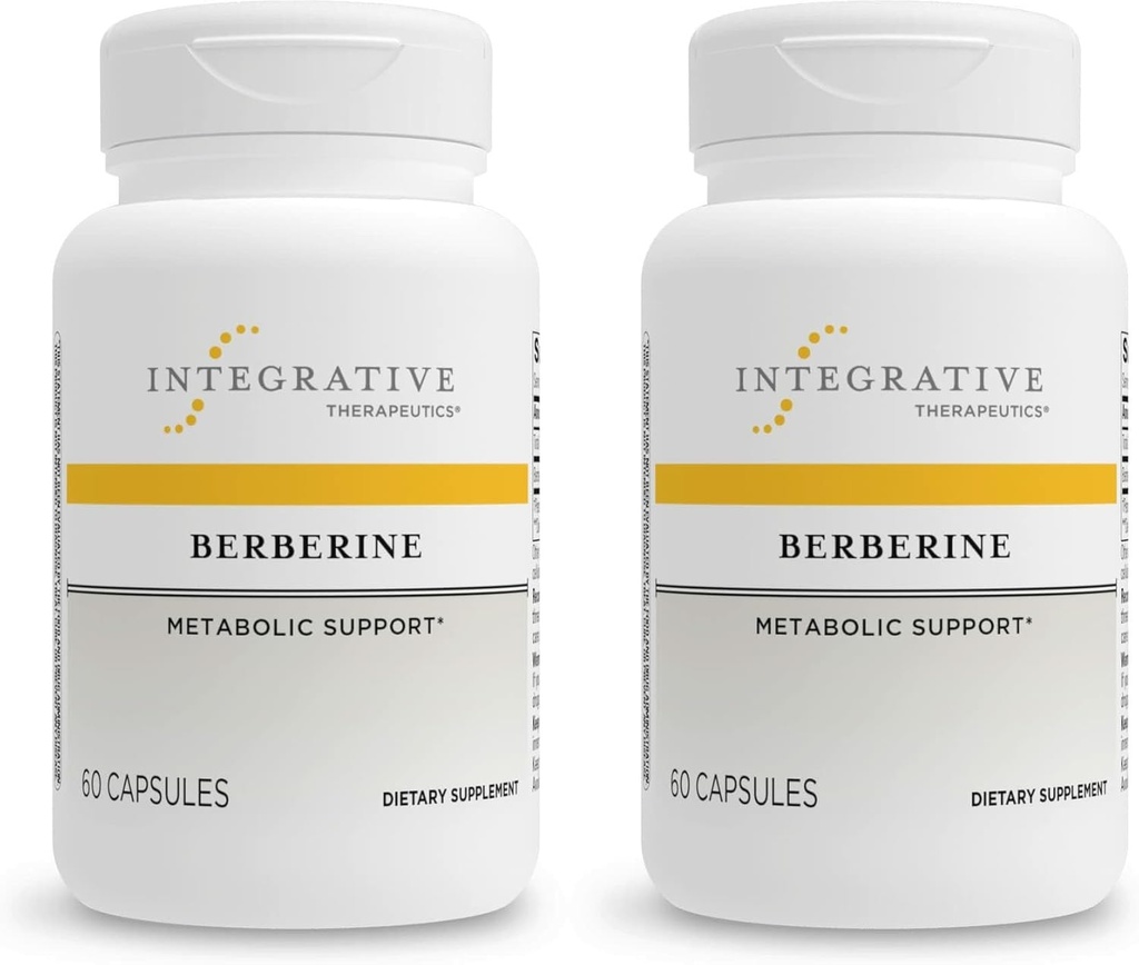 Bütünleştirici Tedaviler Berberine - Hücresel Enerji Metabolism ve Metabolik Destek için Tamam * - Süt-Free & Gluten-Free - 120 Capsules (120 Hizmet)
