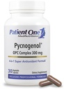 Hasta One Pycnogenol OPC Kompleksi 300 mg | Vascular Health ve Sağlıklı Aging'i Desteklemek için Tamam * | Fransız Deniz Standardı Bark ve Daha Fazla | 30 Capsules