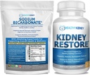 Kidney Organik sodyum Bikarbonat alkalin Supplement 1LB Temizlenmiş 60 Caps Sche – Destekler Kidney Health, Neutralizes Stomach Acid, alkalin Superfoods, Immune Support, Antacid & Vitamins f