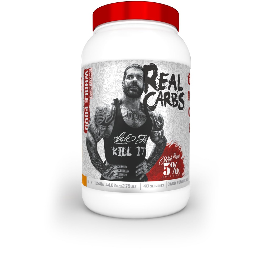 % 5 Beslenme Zengin Piana Real Carbs with Real Food Complex Carb Toz, Long-Lasting Low Glycemic Energy for Pre-Workout /Post-Workout Recovery Meal, 2.75 lb, 40 Hizmet (Sweet Potato Pie)