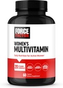 Force Factor Women's Multivitamin, Multivitamin for Women to Support Hormon Balance, Energy, Immunity ve Gut Health, 20 Vitamins & Minerals, Ashwagandha, Chasteberry ve daha fazlası, 60 Tablet