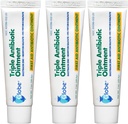 Globe (3 Pack 1oz Triple Antibiyotik Ointment, First Aid Ointment for Minor Shanes and Yaras and prevents Enfeksiyon, Karşılaştırmalı Lider Markanın Aktif Malzemeler (3 Pack)