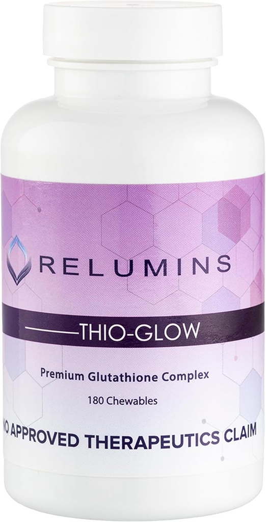 Εργαστήρια Relumins Thio-Glow μασώμενα Sublingual Glutathionone Complex με Biotin, VIT C & E, Plus Grapeseed Polyphemols-330mg Gluta Per Serving – Υψηλότερη βιοδιαθεσιμότητα – 4X Πιο αποτελεσματική από Λιποσωμική