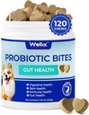 Wellix Probiotics για σκύλους - Σκύλος Probiotic Chews για σκύλους Digestive Υγεία, Αποτρέπει Διάρροια, Αλλεργίες - Κατά της διάρροιας, Αναστατωμένη Στομάχι & Αέριο Ανακούφιση