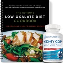 KIDNEY C.O.P. Food Oxalate Protector 120 Capsules, Patentli Kidney, Recurrence (Starter Pack - (120 Caps) ve 1 Ultimate Low Oxalate Diyet Cookbook) için destek