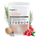 Organixx Collagen Peptides Σκόνη με βιταμίνη C, Τύποι I, II, III, V, X Hydrolyzed Collagen, Hair, Nail, Skin, Bone & Joint Health, Υποστήριξη γήρανσης, Καθαρή πηγή, Χωρίς γλουτένη, Χωρίς γεύση, 30 Υπηρεσίες