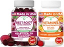 Lunakai Beet Root και βιταμίνη Ε με C Gummies Bundle – Αντιοξειδωτικό και υποστήριξη ευεξίας