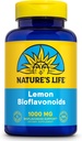 Nature's Life Lemon Bioflavonoids 1000 mg - Citrus Bioflavonononoyaks Supplement with Hesperidin and Helsing - Antioksi and Cellular Support, Vitamin C Abxia - 60 Day Garanti, 100 Serv, 100 Tablet