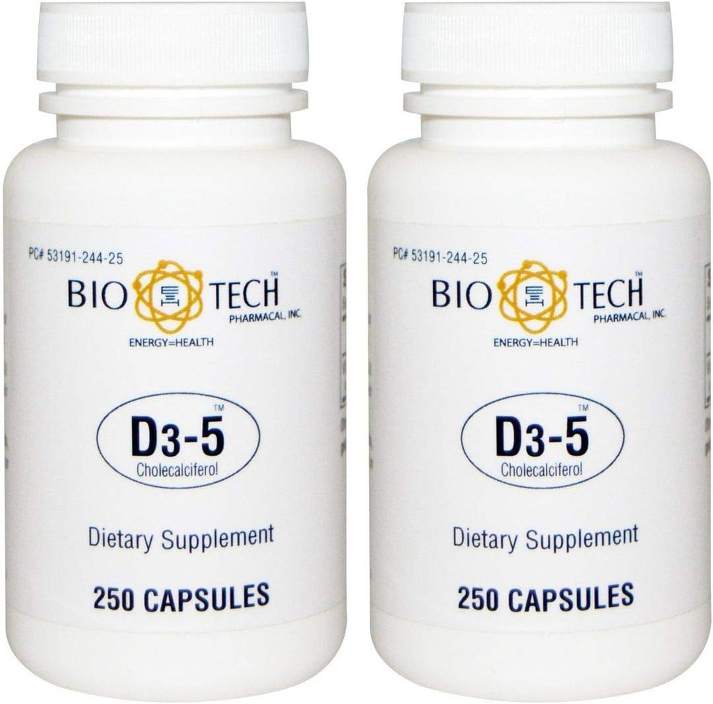 BioTech Pharmacal - D3-5 (5,000 IU) (500 Tablet)