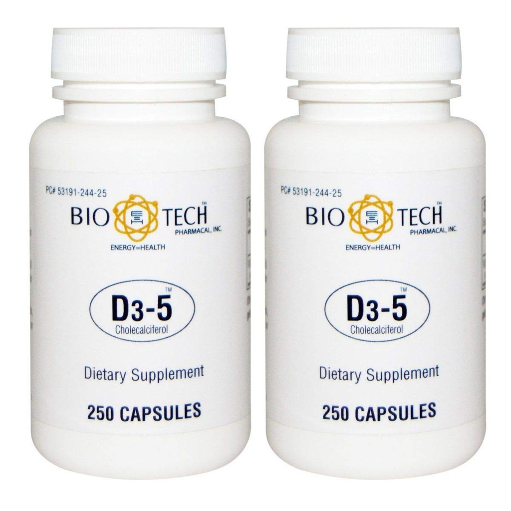 BioTech Pharmacal - D3-5 (5,000 IU) (500 Tablet)