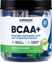Nutricost BCAA+ Hydration Green Apple Flavored (20 Stickpacks) - Hydration Kompleksi - Gluten-Free, Non-GMOMO