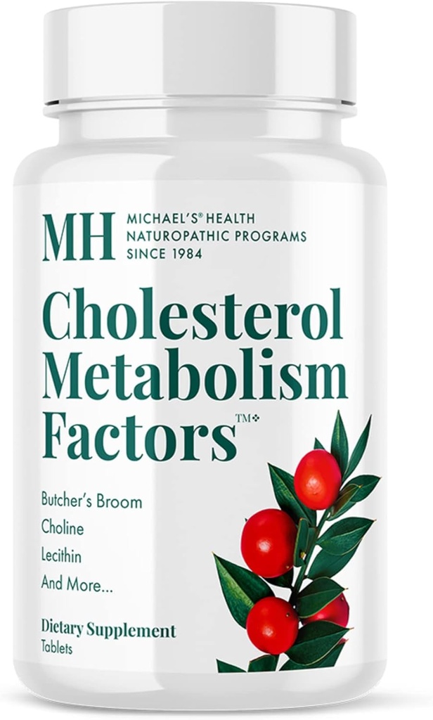 MICHAEL'S Health Naturopathic Programs Cholesterol Metabolism Factors - 90 Tablets - Helps Improve Circulation - Statin & Red Yeast Rice Free - 15 Servings