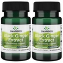 Swanson Black Ginger Extract - Sağlıklı Kan Circulation and Physical Vigor - May Aid Heart Health, Muscle Tound, and mental Wellness - (30 Veggie Capsules, 100 mg each) (2 Pack)