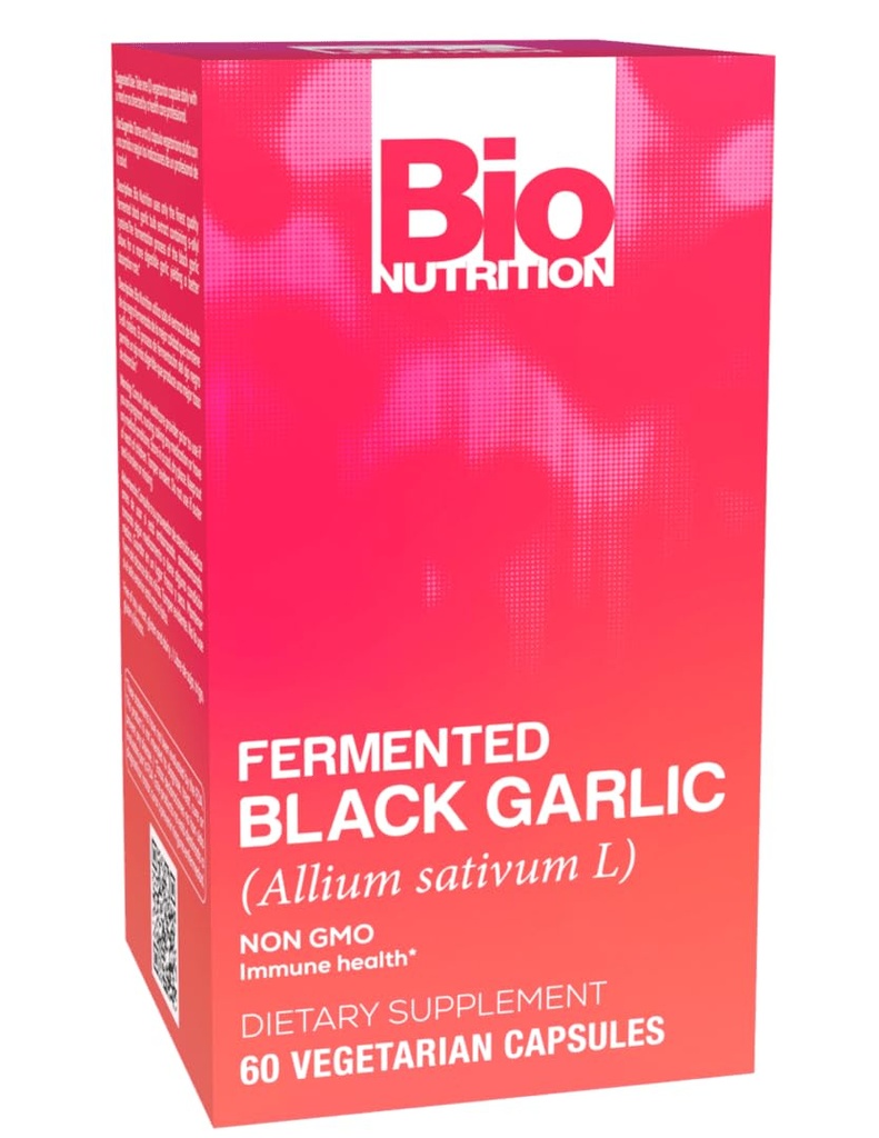 Bio Beslenme Fermented Black Garlic - 60 Vegetarian Capsules 1 Paket