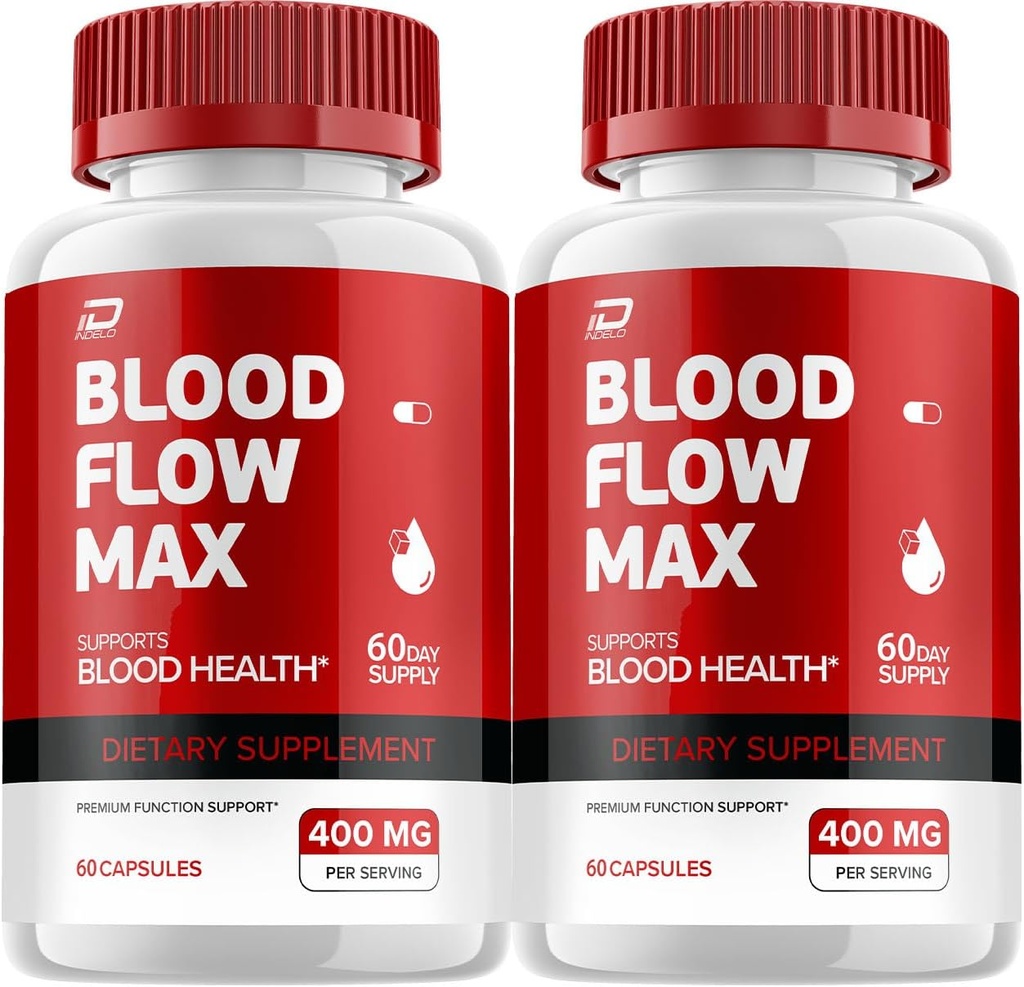 Blood Flow Max Capsule - BloodFlowMax Advanced Formula, BloodFlow Max Ekstra Kuvvet, Genel Wellness,All-Doğal Vitaminler, Yorumlar (2 Pack - 120 Capsules)
