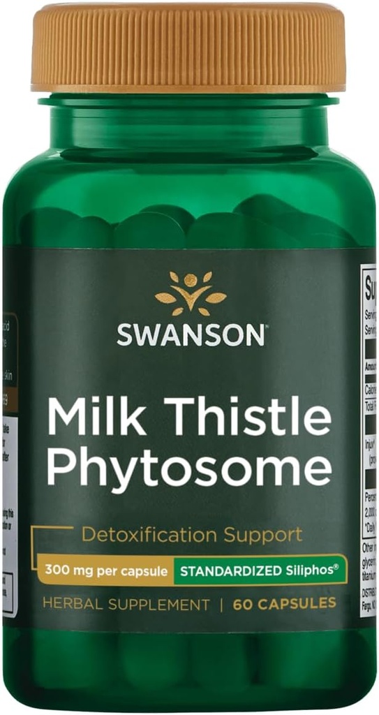 Swanson Siliphos Milk Butle Phytosome 300 Milligram 60 Capsules