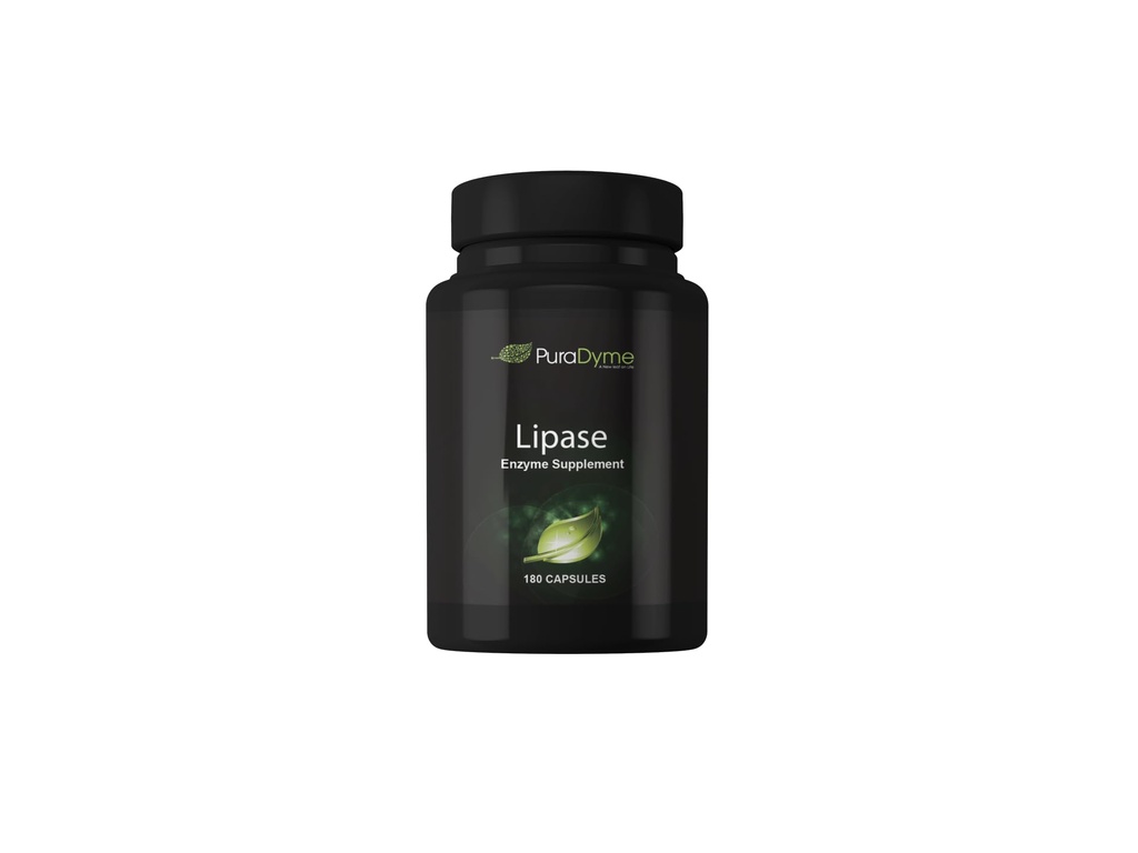 PuraDyme Lipase Enzyme 180 Κάψουλες Digestive Enzyme (1)