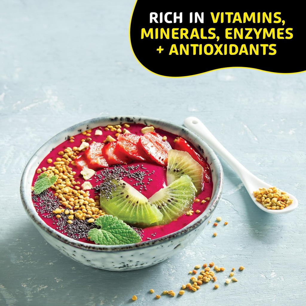 Bee Pollen Granules - Nature's Superfood, Superior Taste - Western Australia Pure Bee Pollen for Optimal Health (4.9 oz)