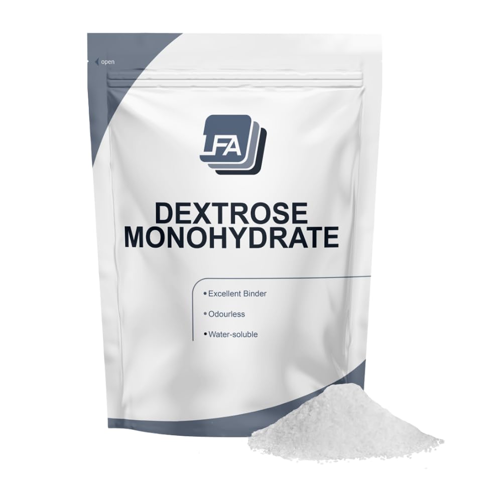 Δεξτρόζη Μονοϋδρική Σκόνη - 1 kg (2,2 lb) - Γλυκαντικό Βαθμού Τροφίμων - Συμπλήρωμα μετά την προπόνηση Συστατικό - Tablet Press Machine Έκδοχο Ζάχαρη
