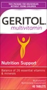 Γεριτόλη Multi- Vitamin Plus Multi- Mineral δισκία - 40 Ea, 3 συσκευασία