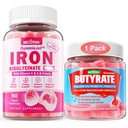 Amayrate Gummies + Iron Bisglycinate 26 mg Gummies