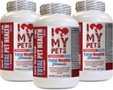 My PETS LLC Dog Immunity Boost - Dog Total PET Health - Premium Formula - En İyi Kompleksi - Köpekler için Grapetre Tohumu - 3 Şişe (180 Tedavi)